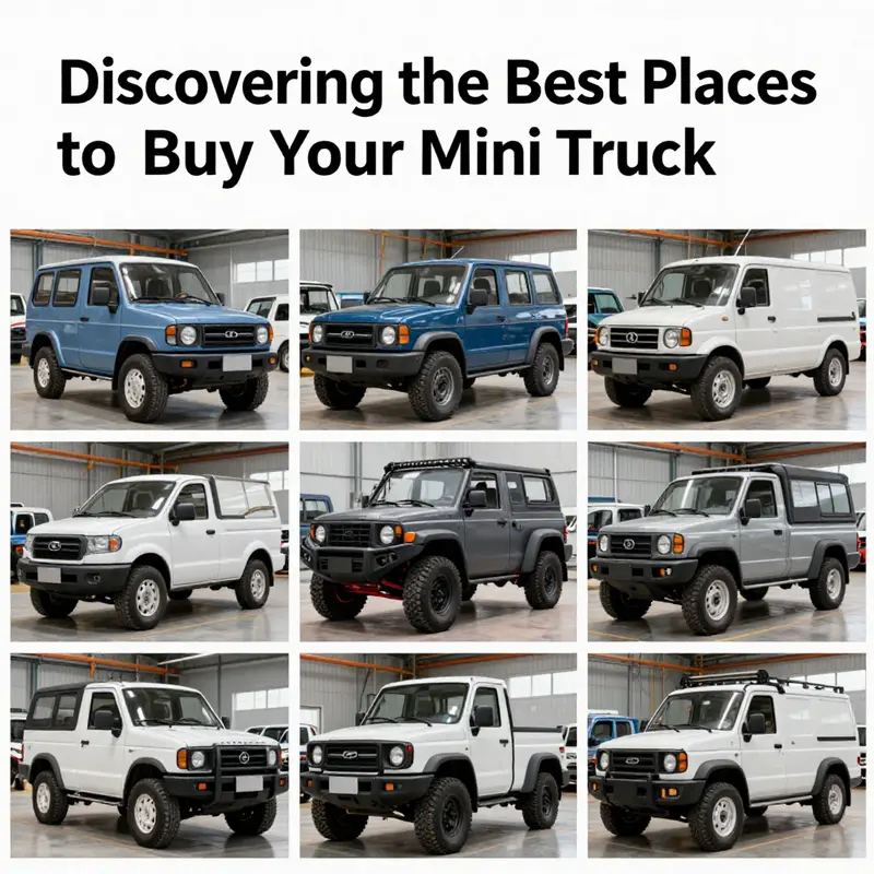 Global B2B marketplaces offer vast selection and competitive pricing for mini trucks.