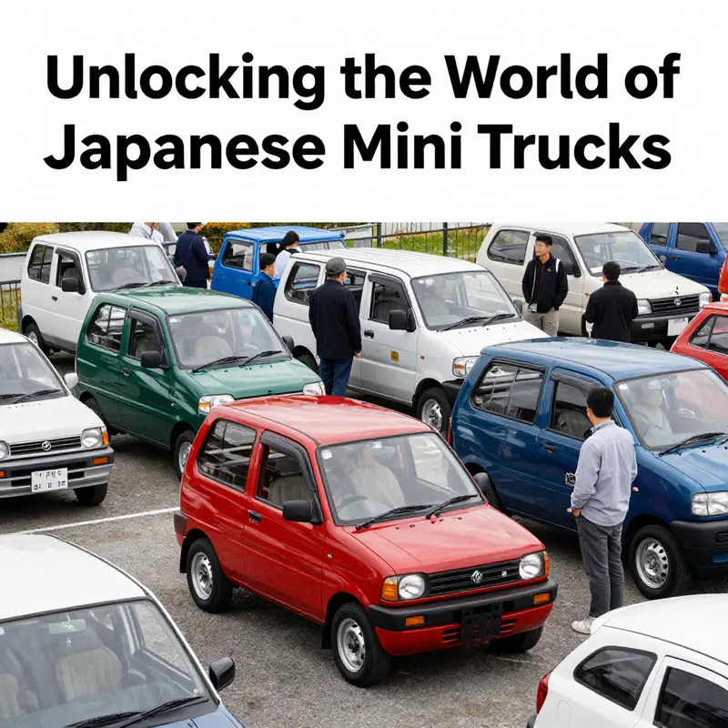 Exploring the wide array of Japanese mini trucks available on popular online marketplaces.