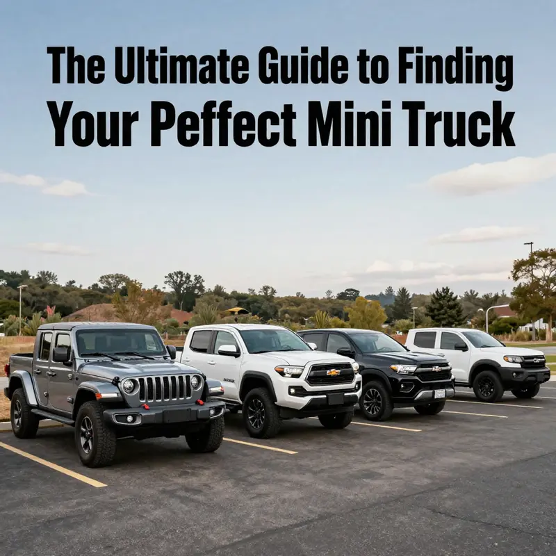 An impressive lineup of top-rated mini trucks representing their unique features and performance.