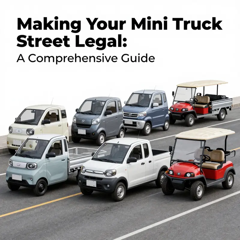 Understanding the diverse local laws that apply to making mini trucks street legal.