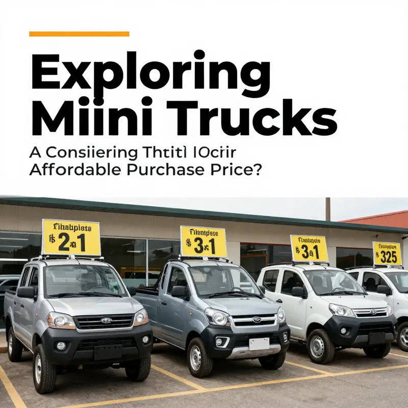 Mini trucks excel in urban environments, making them ideal for deliveries where space is limited.