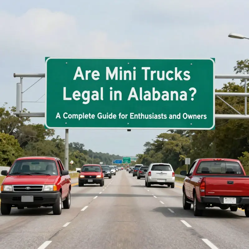 Mini trucks are gaining popularity in Alabama, with local businesses embracing their compact utility.