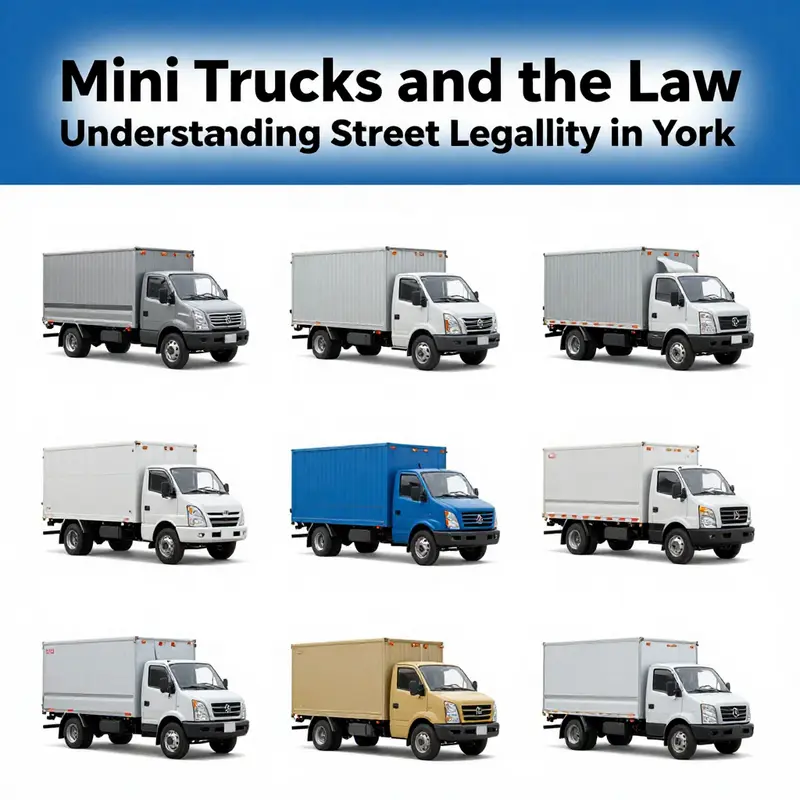 Mini trucks must meet specific legal requirements to be street legal in New York.