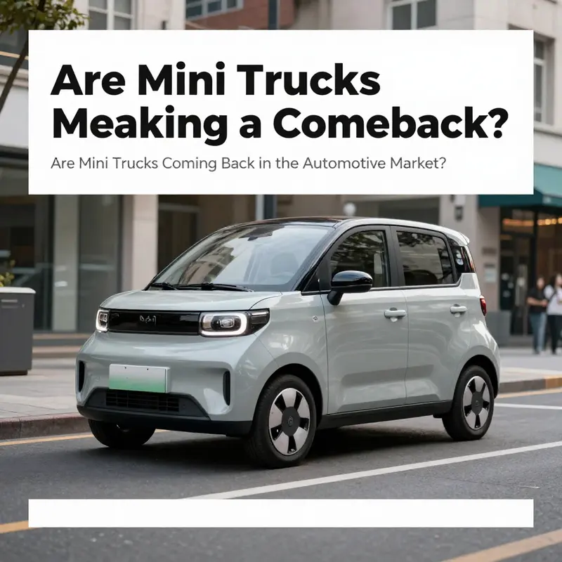 Modern electric mini trucks offer compact solutions for urban driving.