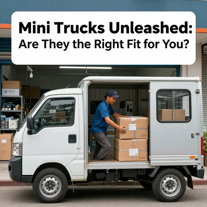 Mini trucks shine in urban settings, adeptly maneuvering through busy streets and tight spaces.
