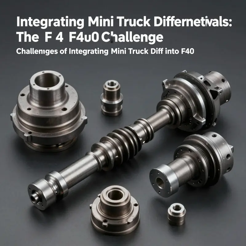 A comparison of a Mini Truck and an F40, showcasing their unique designs and platforms.