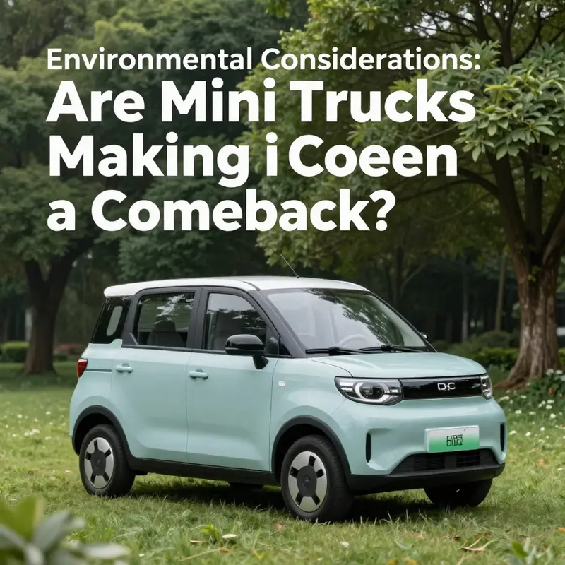 Modern electric mini trucks offer compact solutions for urban driving.