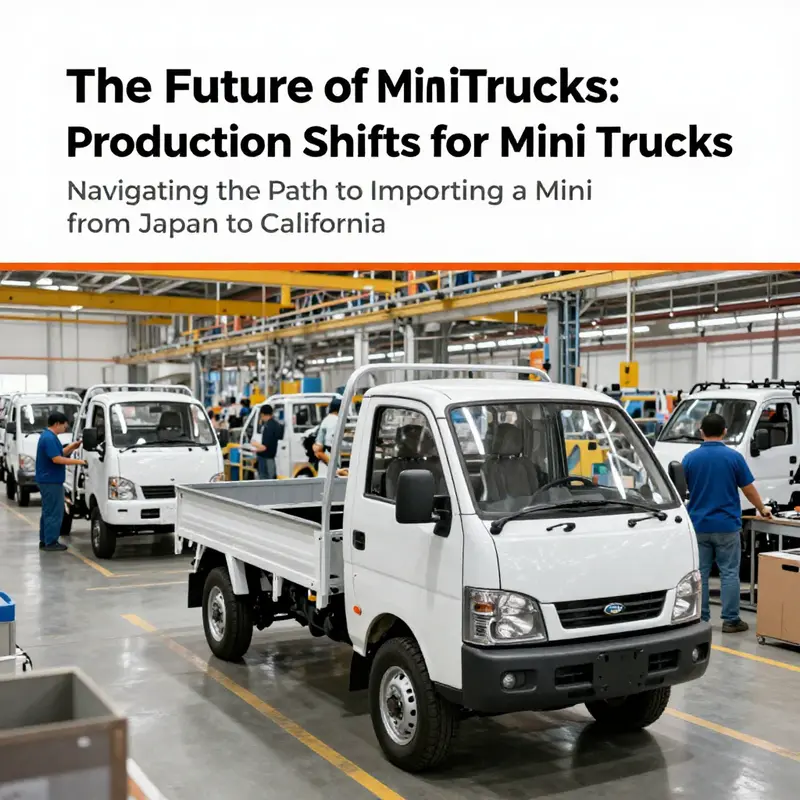 Exploring the legal aspect of importing mini trucks from Japan to California.
