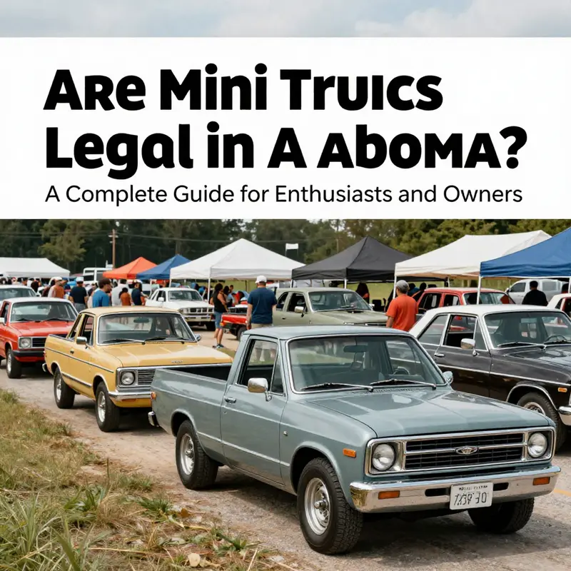Mini trucks are gaining popularity in Alabama, with local businesses embracing their compact utility.