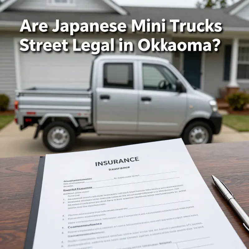 A vibrant Japanese mini truck reflecting the local ambiance of Oklahoma.