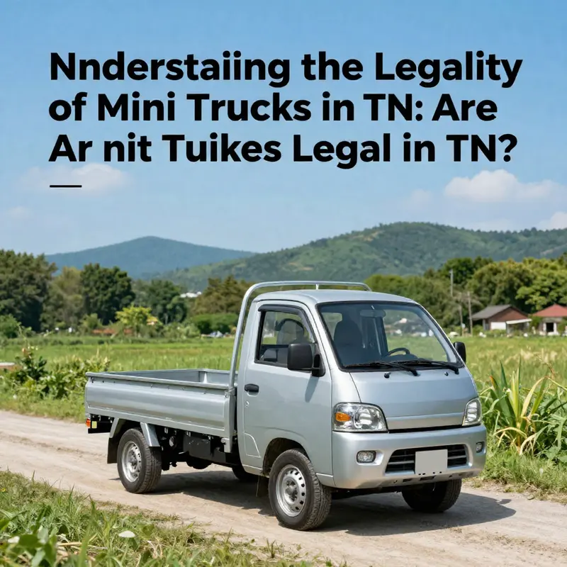 A Kei truck parked in beautiful Tennessee, showcasing the allure of mini truck ownership.