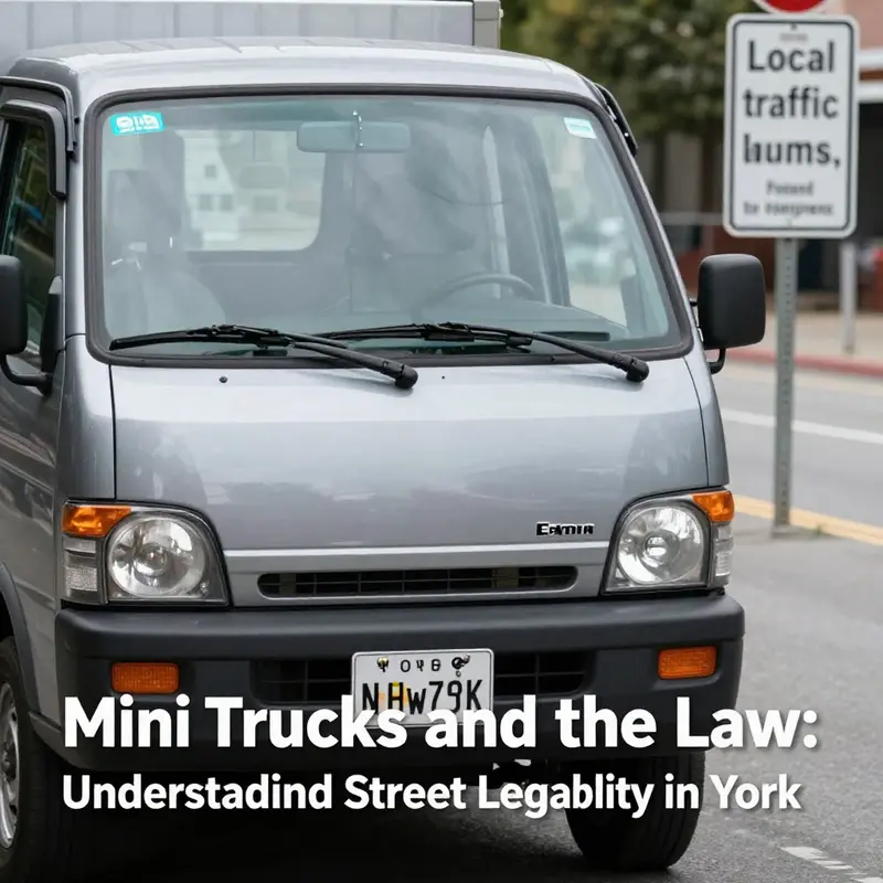 Mini trucks must meet specific legal requirements to be street legal in New York.
