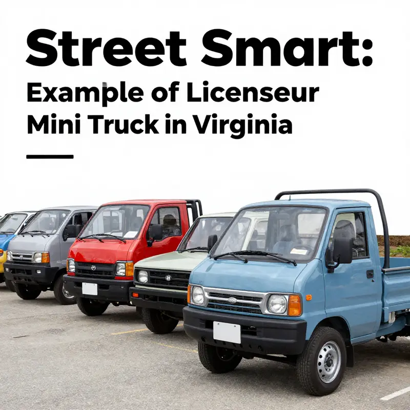 Enthusiasts learning about the eligibility criteria for licensing mini trucks in Virginia.