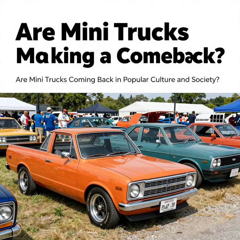 Modern electric mini trucks offer compact solutions for urban driving.