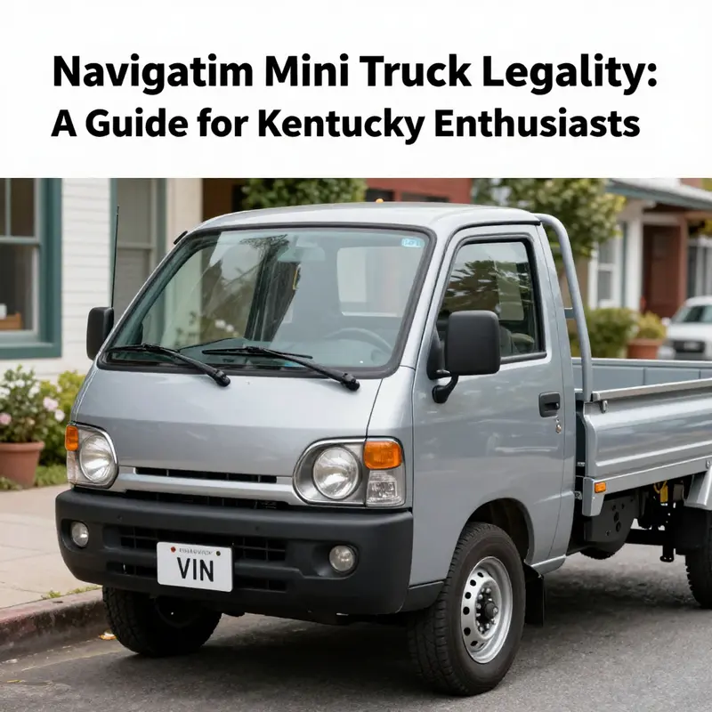 Essential compliance features of mini trucks for street legality in Kentucky.