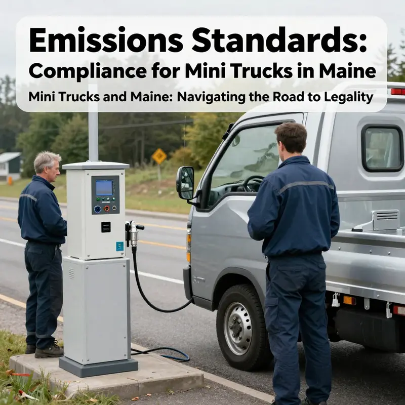 Mini trucks can blend into Maine’s landscape, but their legal status can be complex.