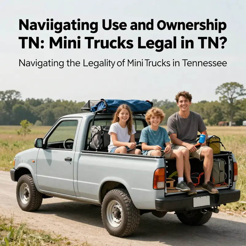 A Kei truck parked in beautiful Tennessee, showcasing the allure of mini truck ownership.