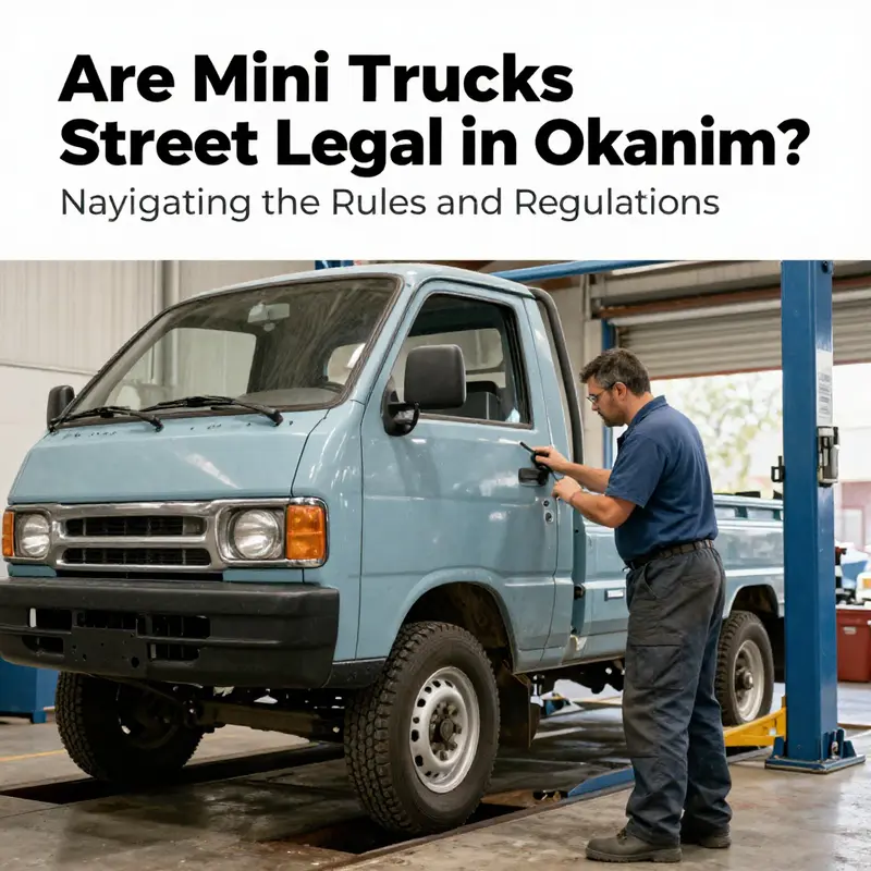 Key regulations for mini trucks to be street legal in Oklahoma.