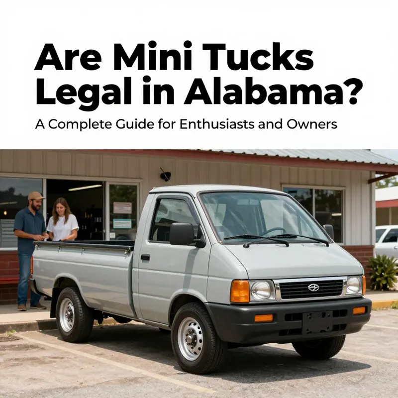 Mini trucks are gaining popularity in Alabama, with local businesses embracing their compact utility.