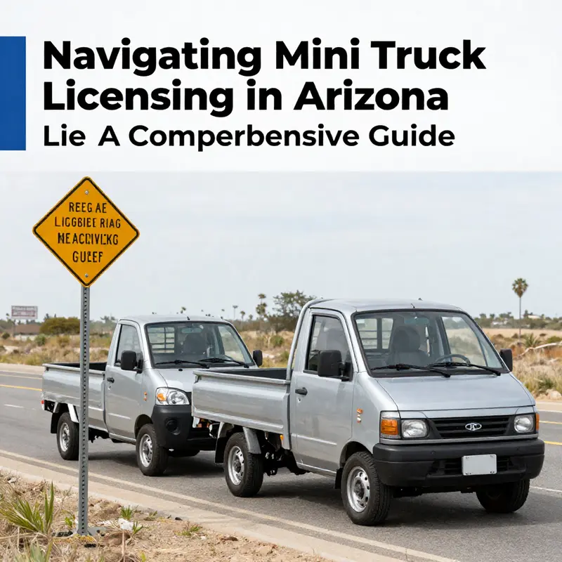 Essential steps to license your mini truck at ADOT.
