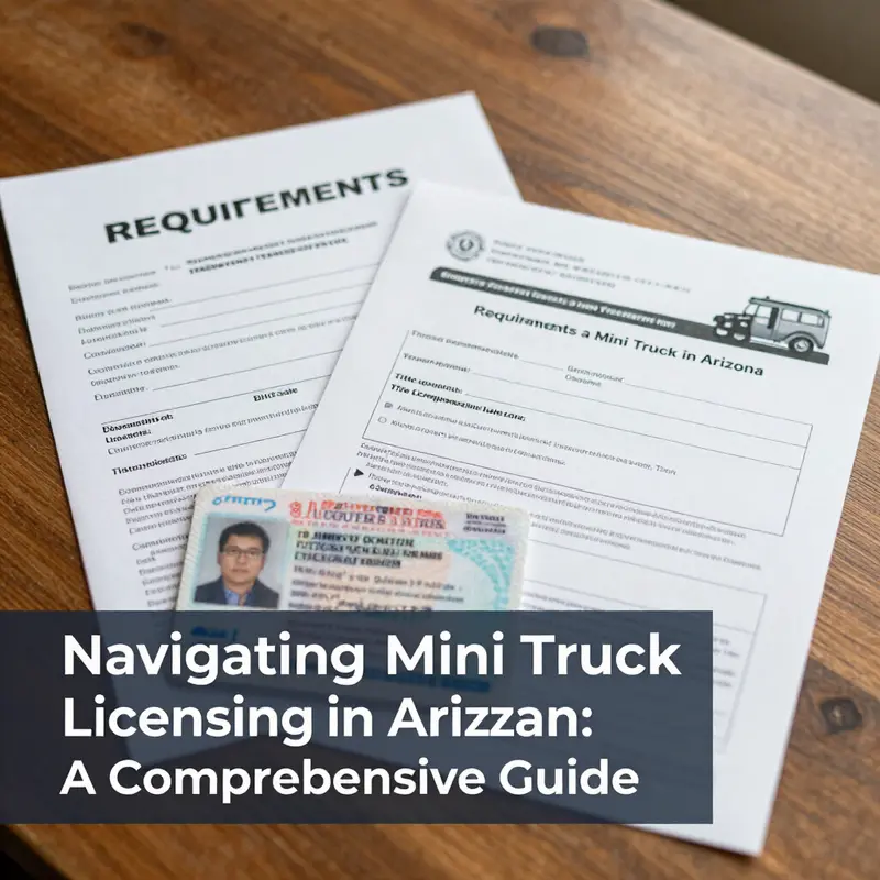 Essential steps to license your mini truck at ADOT.