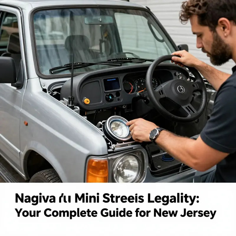 A glimpse into the regulations surrounding mini truck ownership in New Jersey.