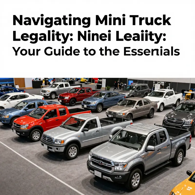Understanding the legal framework surrounding mini trucks in the U.S.