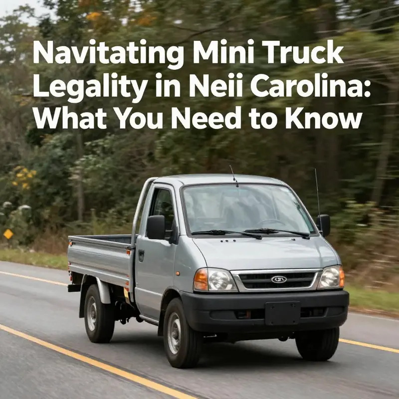 Mini trucks are gaining attention in North Carolina’s landscape, allowing for unique utilitarian solutions.