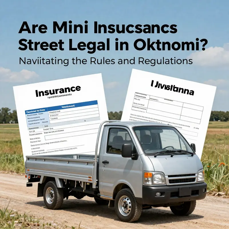 Key regulations for mini trucks to be street legal in Oklahoma.