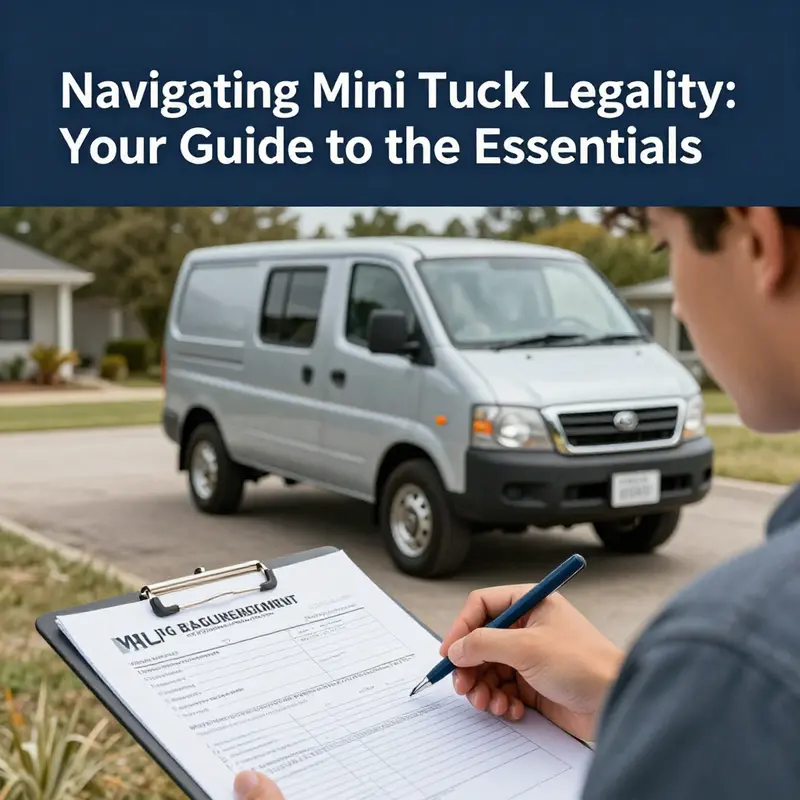 Understanding the legal framework surrounding mini trucks in the U.S.