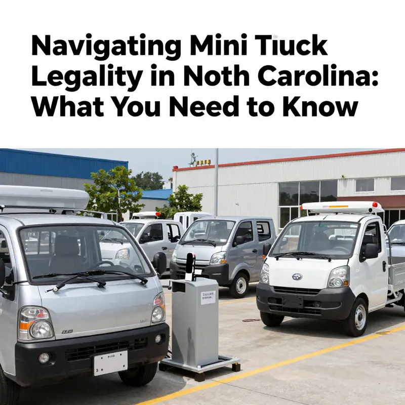 Mini trucks are gaining attention in North Carolina’s landscape, allowing for unique utilitarian solutions.