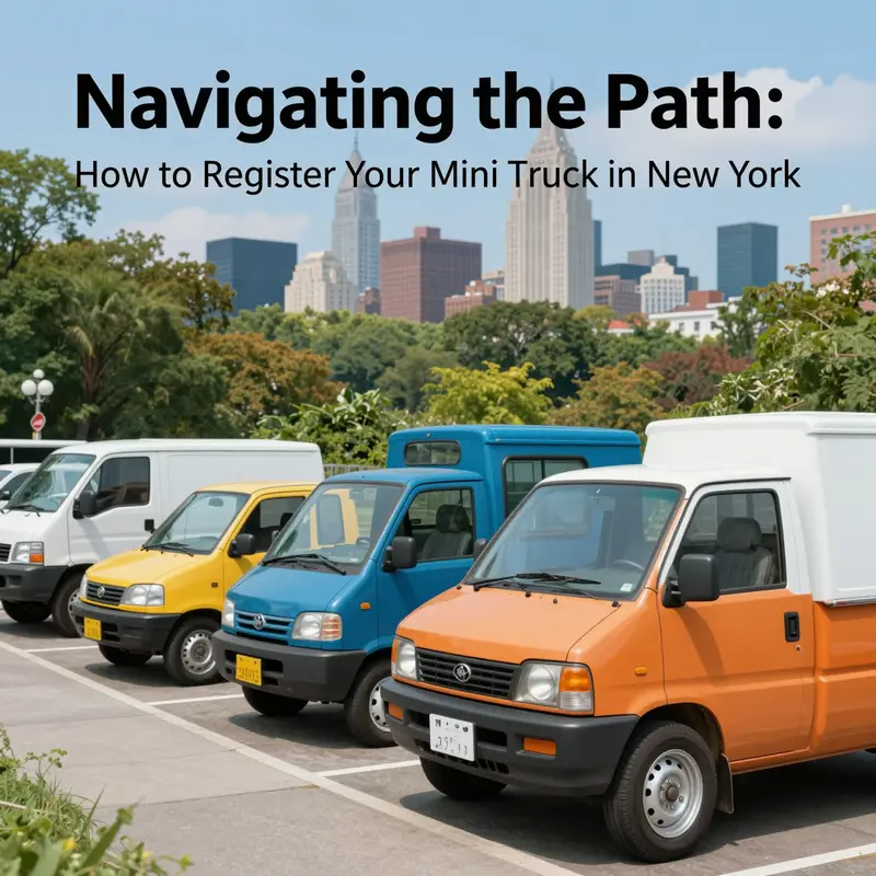Explore the variety of mini trucks that meet New York’s registration eligibility criteria.