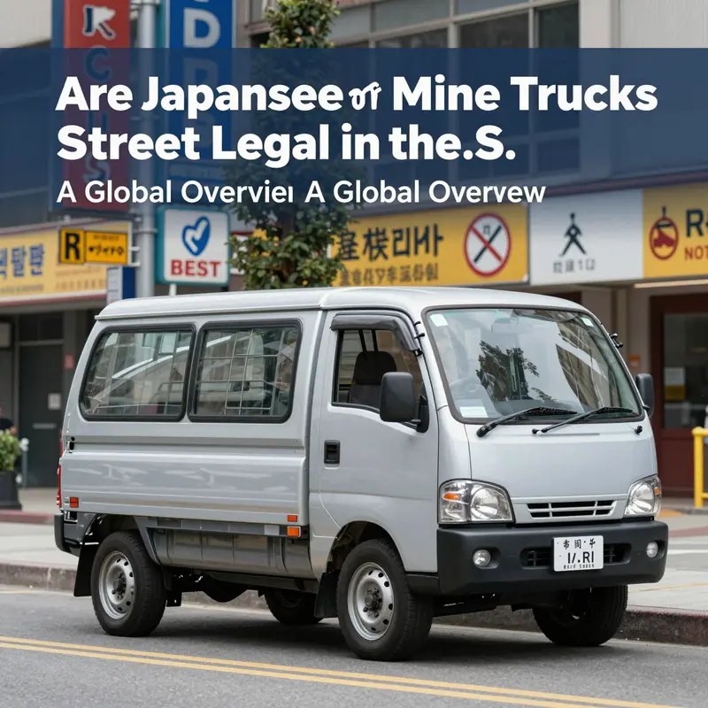 Kei trucks are a common sight on Japanese streets, blending utility with city life.