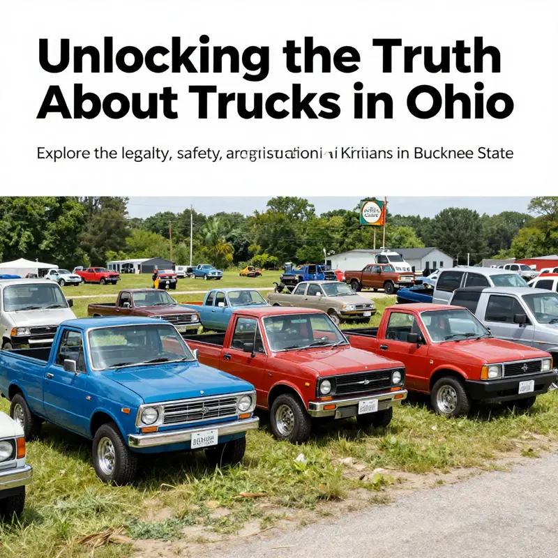 A vibrant community event featuring mini trucks, illustrating the enthusiast culture and social aspect of mini truck ownership.