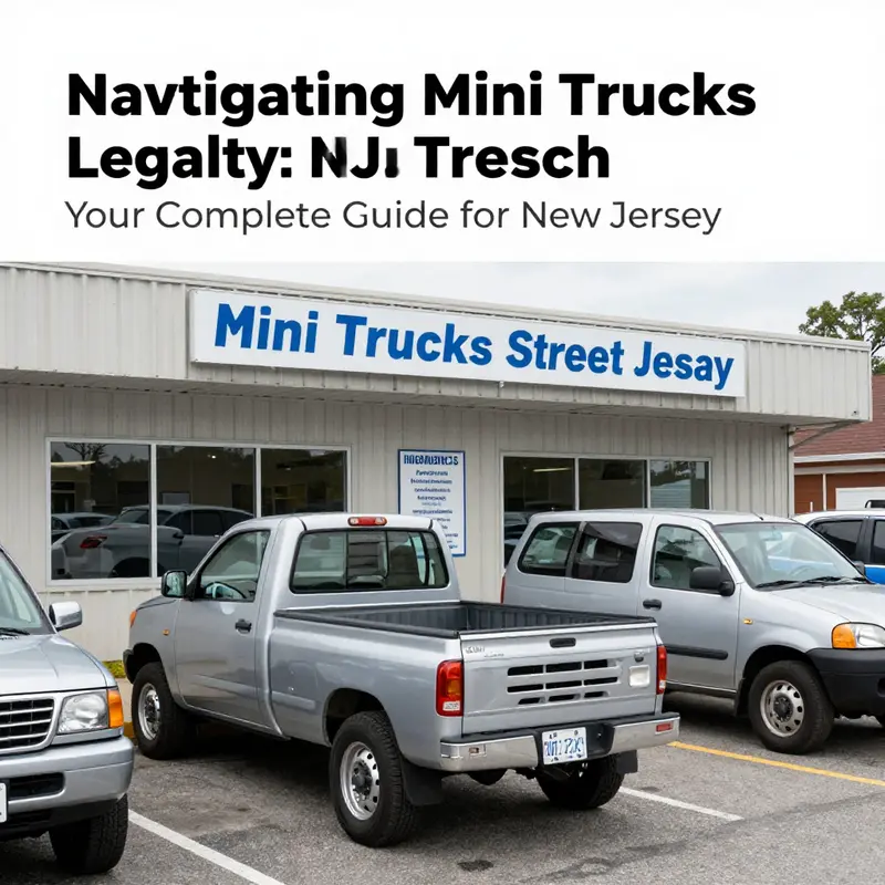 A glimpse into the regulations surrounding mini truck ownership in New Jersey.