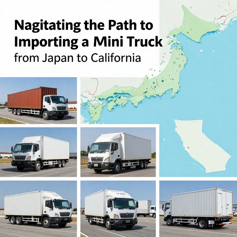 Exploring the legal aspect of importing mini trucks from Japan to California.