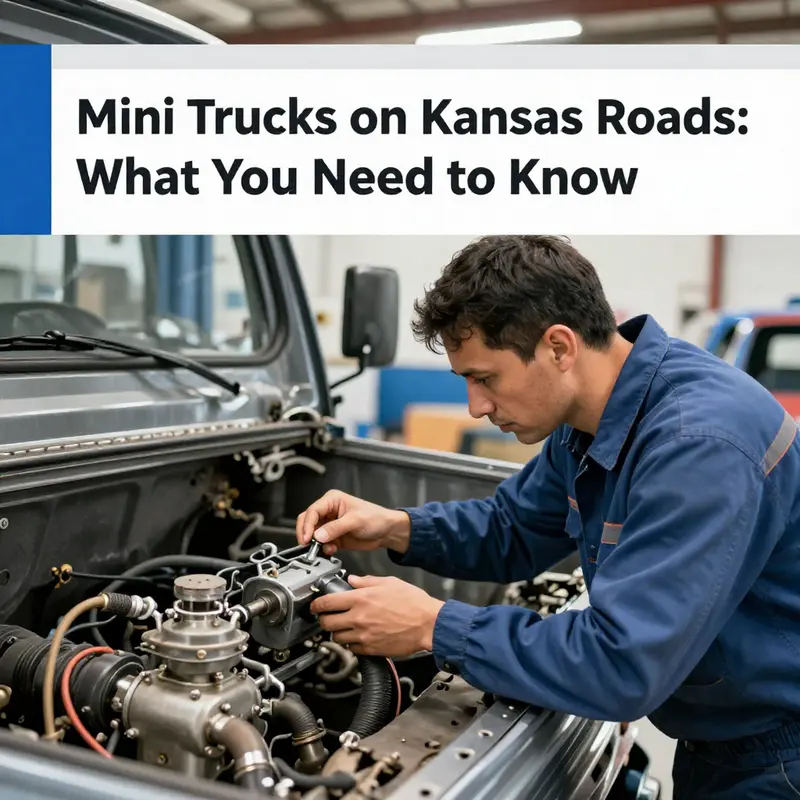 Understanding the legal framework governing mini trucks in Kansas.