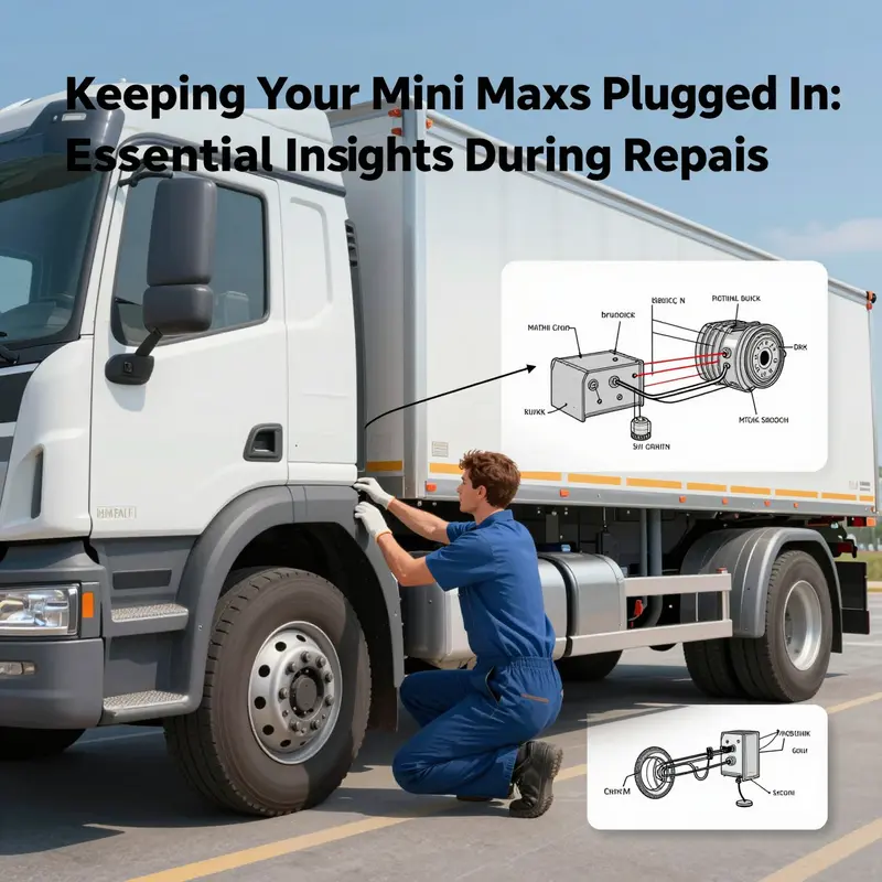 The critical warning during installation processes, emphasizing the need to keep the Mini Maxx plugged in.