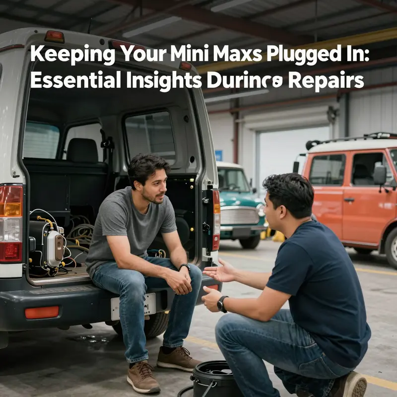 The critical warning during installation processes, emphasizing the need to keep the Mini Maxx plugged in.