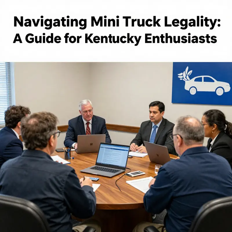 Essential compliance features of mini trucks for street legality in Kentucky.