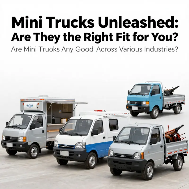 Mini trucks shine in urban settings, adeptly maneuvering through busy streets and tight spaces.