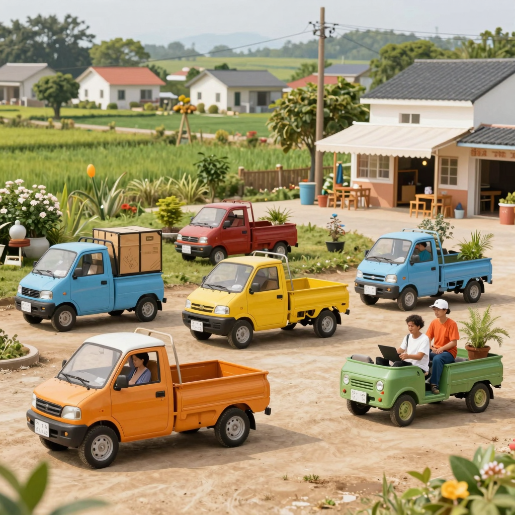 Encouraging Image of Mini Trucks