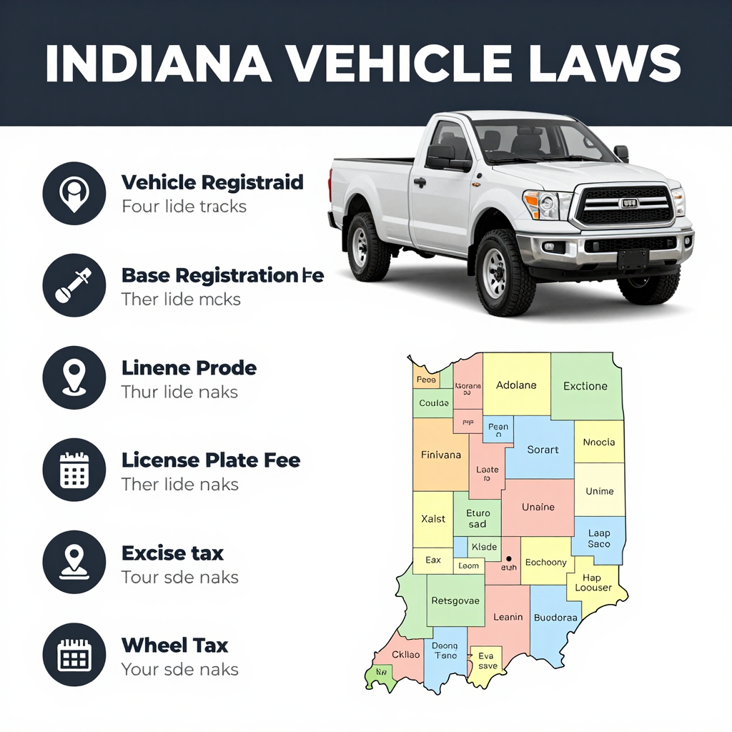Indiana Vehicle Laws Infographic