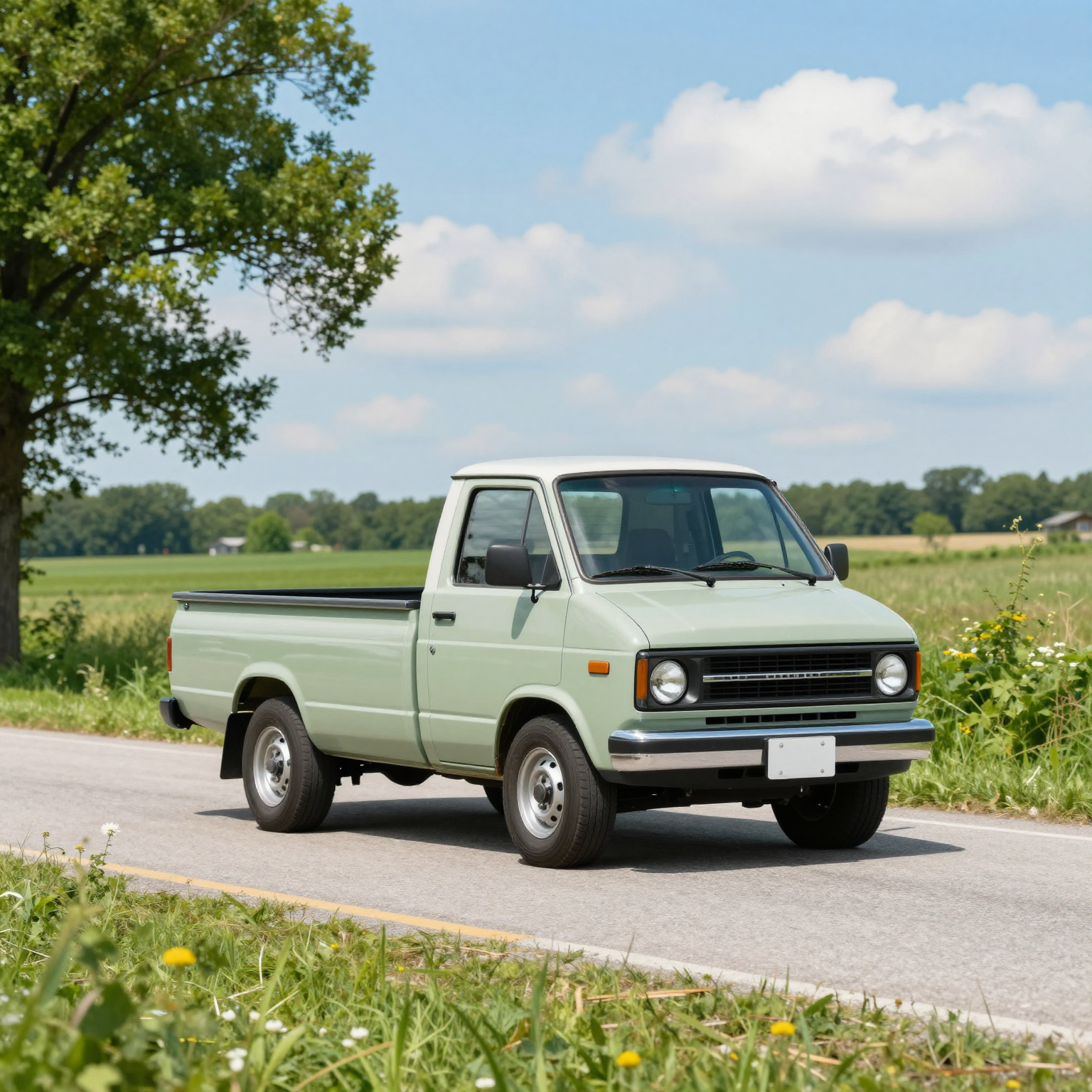 Mini Truck on Indiana Roads