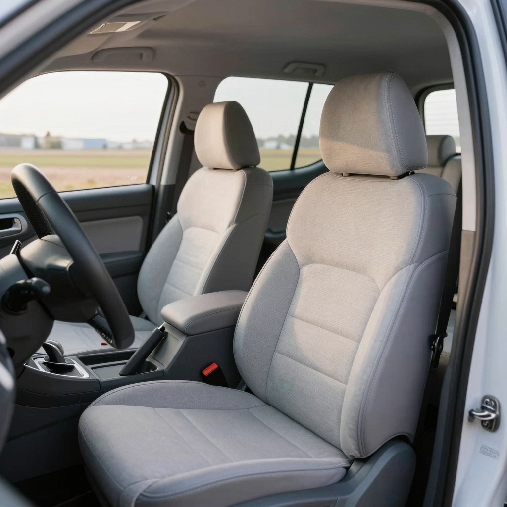 Modern Mini Truck Displaying Airbag Features