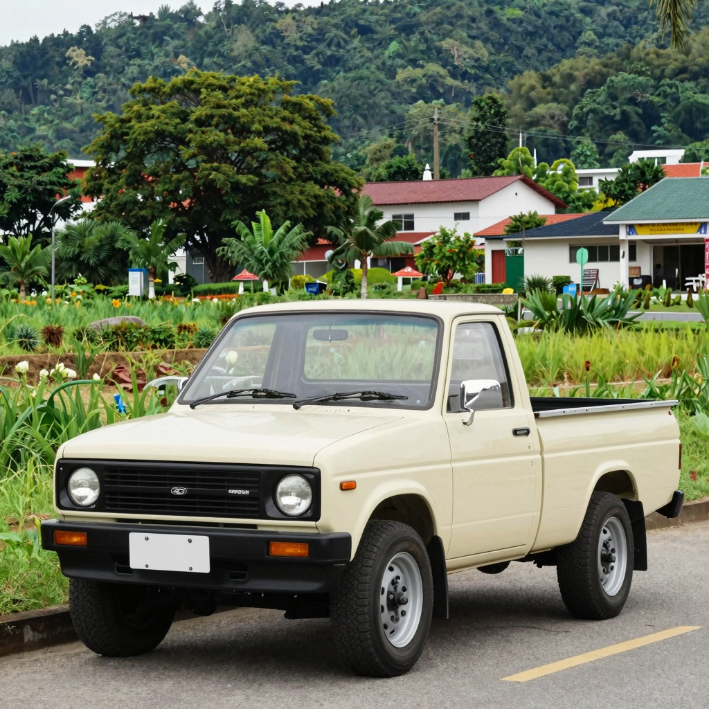 Mini Truck in Scenic Setting