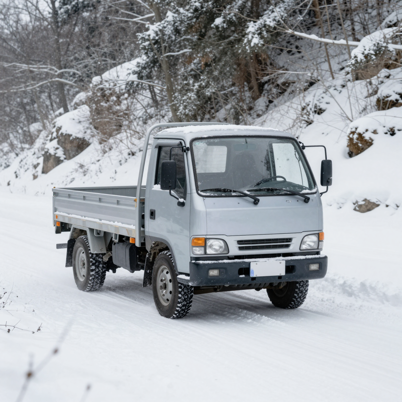 Mini Truck in Snow