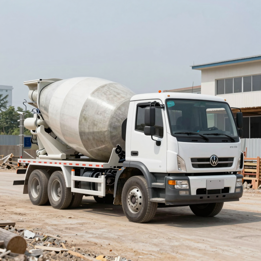 Mini mix concrete truck