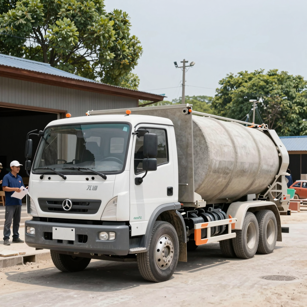 Mini Mix Concrete Truck