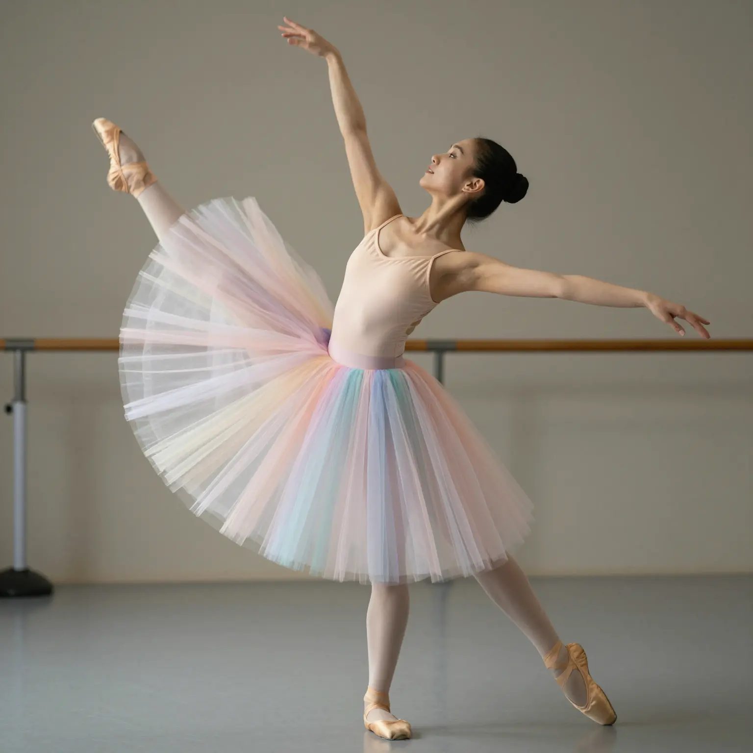 Dancer in an Old Navy tutu dress